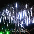 thumbnail image 2 of 4/3/2/1set EU/US Plug Meteor Shower LED String Lights Fairy Christmas Tree Decorations for Outdoor Wedding Birthday Lights, 2 of 5