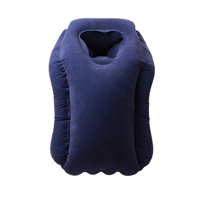 Almohada inflable para el cuello utilizada para aviones/coches/autobuses/trenes