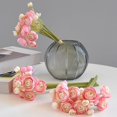 thumbnail image 5 of Ipopu 12Pcs 15.35" Artificial Camellia Bouquets – Home, Living Room, Table Decor, 5 of 5
