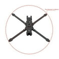 thumbnail image 6 of X10 10-Inch Carbon Fiber Frame Traverser Kit 440mm Wheelbase with Side Panels FPV Drone Positive X-Row Racks, 6 of 10