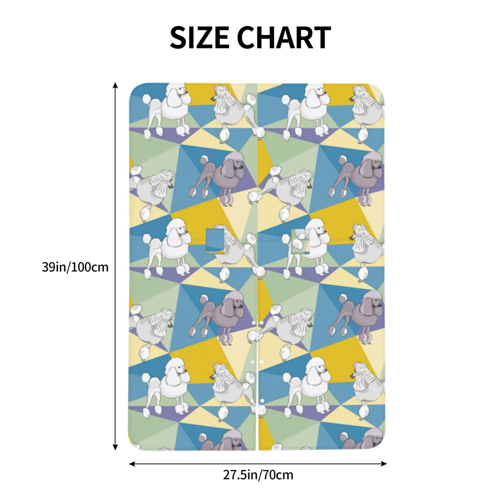 Car Seat Cover Baby - Multicolor Cute Poodle Dog Breathable Infant Car Seat Cover for Baby Carseat, Lightweight Comfort Baby Essentials Must Haves Newborn Stuff for Girl Boy