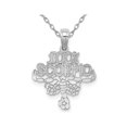thumbnail image 1 of Pendentif Astrologie Zodiaque en Or Blanc 14K 100 % SCORPIO avec Chaîne, 1 of 4