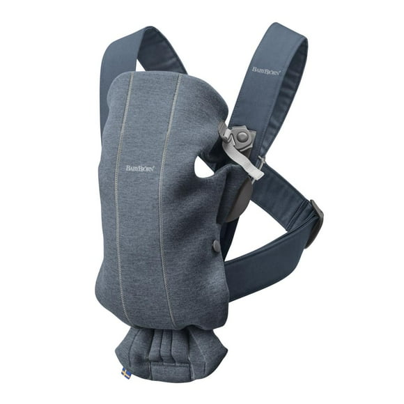 BabyBjorn Baby Carrier Mini - 3D Jersey, Dove Blue