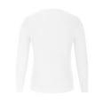 thumbnail image 4 of Men's Crewneck Pullover Sweater Waffle Textured Knit Baggy Sweatshirts Casual Long Sleeve Trendy Athletic Workout Tops (L, White), 4 of 5