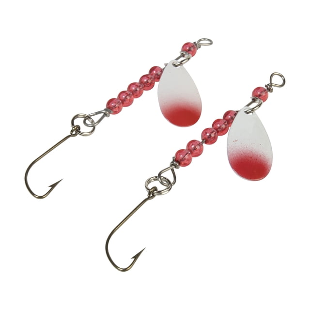 Lucky Strike Baitworks Victor Spoon + 2-pack + 1" Red/White Fishing Spoon