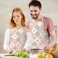 thumbnail image 3 of Pioneer Flower Floral Print Pattern Apron for Women and Men, Cotton Linen Waterproof with Pockets, Adjustable, 33x27 Inch for Kitchen, Gardening, BBQ, Salon, 3 of 6