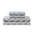 thumbnail image 4 of Mainstays Anthro 10-Piece Teal Solid Bed in a Bag, King, 4 of 6