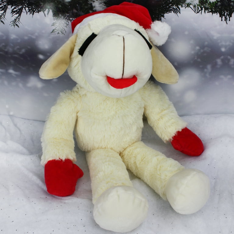 Jumbo lamb hot sale chop dog toy