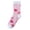 W243 Light Pink2, variant on Likimi Fuzzy Fleece Socks For Men And Women Hearts Print Winter Warm Soft Casual Socks Size One Size