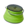 thumbnail image 2 of Olla de cocción de hervidor de agua plegable para actividades al aire libre para viajar a pesca Verde, 2 of 8
