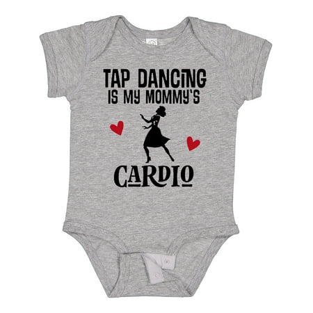 

Inktastic Tap Dancing is My Mommys Cardio Gift Baby Girl Bodysuit