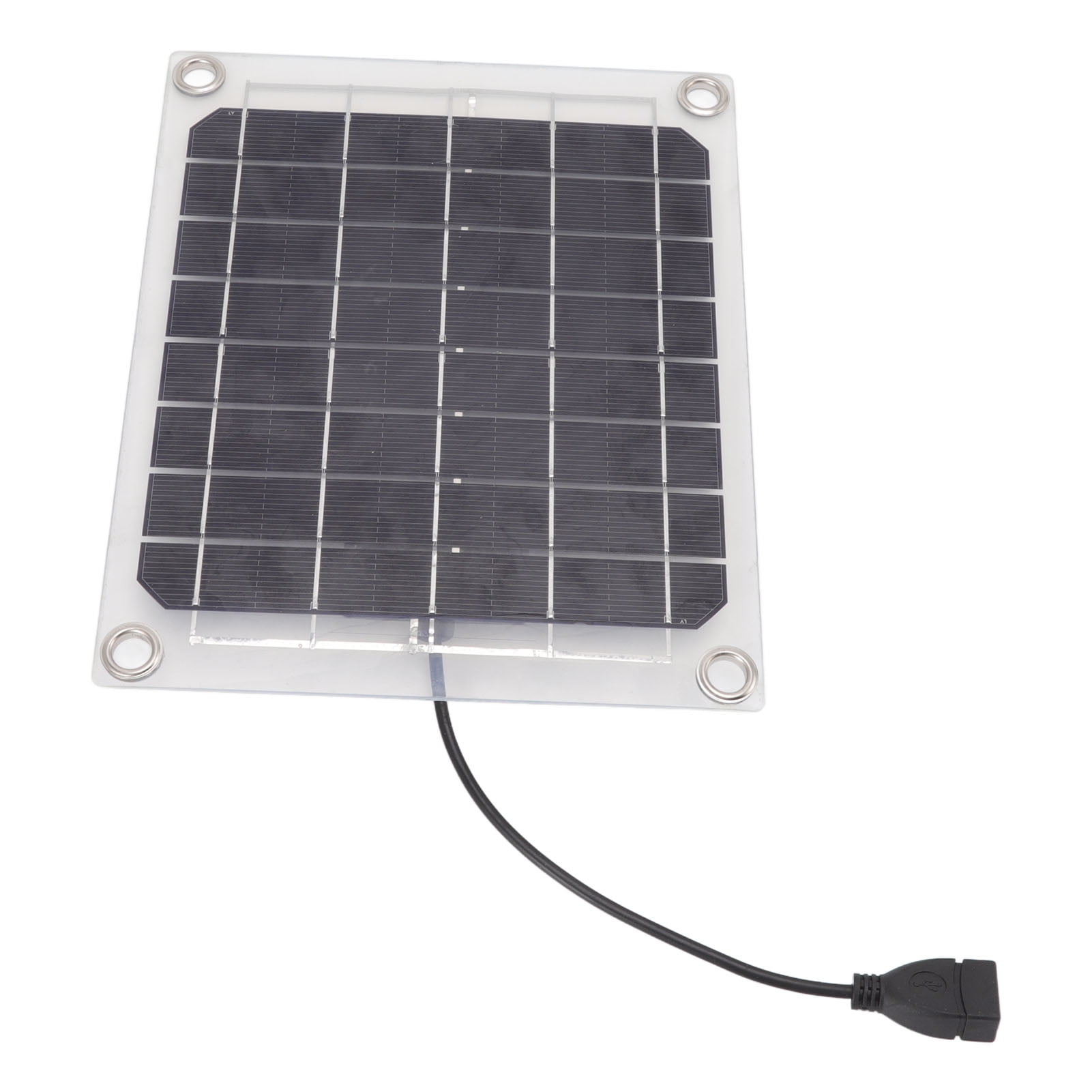 Solar Panel, Plug And Play Energy Saving Solar Power Panel  For Camping