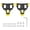 Black Yellow, variant on Nieyigj Universal Road Bike Cleats 6 Degree Float Self Locking Cycling Pedals Cleat Set Black Red
