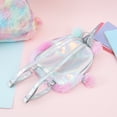 thumbnail image 3 of EeaseMX Mochila de unicornio para niños pequeños, juguete de animales, bolsa de refrigerio para guardería, bolsa de peluche para niños pequeños en edad preescolar (rosa), 3 of 8