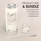 thumbnail image 4 of Botella de agua SANDJEST Best Friend de acero inoxidable 950 ml, 4 of 8