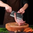 thumbnail image 3 of "ENOKING Full Tang 8.1"" Forged Stainless Steel Serbian Chef Knife, Meat Cleaver and Butcher Knife", 3 of 7