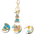 thumbnail image 2 of SURJDE 2pcs Bunny Keychain Key Rings for Car Keys Purse Key Chain for Wallet Baby Pendant Rhinestones, 2 of 7