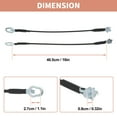 thumbnail image 4 of No.38546/657700C060/657700C070 Cables de soporte de la puerta trasera para Toyota Tundra 2007-2022, 4 of 7