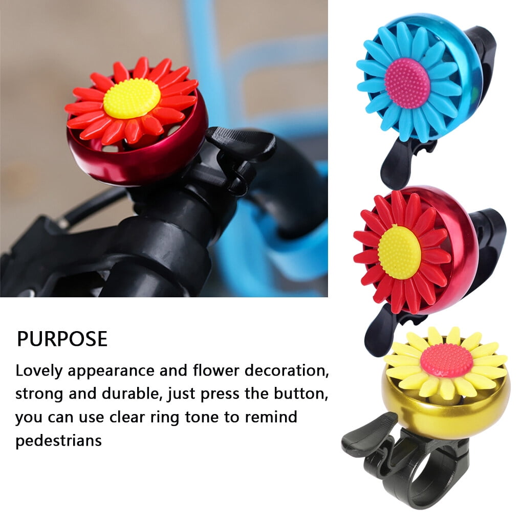 Bell♡　0107 ZLight Kids Funny Bicycle Flower Bell Children Girls Cycling