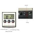 thumbnail image 3 of Naierhg Kitchen Food Cook Baking Grilling Meat BBQ Timer Probe Digital Oven Thermometer, 3 of 7