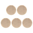 thumbnail image 1 of 5 Pcs Copeaux de Croix Ronds en Bois Dorés Mini Accessoires Diy Projets d'Artisanat, 1 of 8