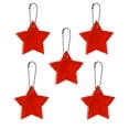 thumbnail image 2 of Agiferg 5PCS Reflective Pendant Outdoor Safety Reflective Pendant Star Shape Safety Reflective Suitable For Backpack Riding Walking Running, 2 of 2