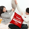 AdXKenry Pillow Case With Zipper Valentine's Day Throwing Pillow Cover