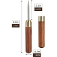 thumbnail image 3 of Stainless Steel Ice Pick with Wooden Handle and Sheath Kitchen Tool (Black), 3 of 5