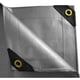 thumbnail image 5 of Carport Canopy Cover 12' x 20' Cut Size, 11'6" x 19'6" Finish Size Heavy Duty Tarp Tent Roof White and Silver, Only Cover (Silver 12x20), 5 of 5