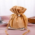 thumbnail image 3 of 10pcs Gift Bags Flannel  5.3*4inch Wedding Favor Companion Gift Box With Drawstring   Jewelry Pouches For Party Wedding Christmas, 3 of 13