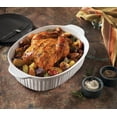 thumbnail image 4 of CorningWare French White, Oval Casserole Dish with Glass Cover, 4 Quart, 4 of 4