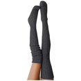 thumbnail image 3 of Bramtres Socks for Women,Knee High Stockings Girls Ladies Women Keep Warm Thigh High Over The Knee Socks Long Cotton Stockings Lace Knit Warm Stockings Long Socks,Scrunch Socks Dark Gray, 3 of 6