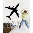 thumbnail image 2 of Wallhogs Haynes Silhouette Jet VI Cutout Wall Decal, 2 of 2