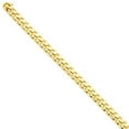 thumbnail image 3 of 14K Yellow Gold 9mm Hand-polished Fancy Link Chain, 3 of 5