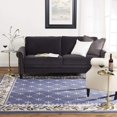 thumbnail image 3 of Home Dynamix Tapis de Zone Lyndhurst Sheraton, 5 Pieds2"x7'4 Pouces Rectangle, Bleu Marine, 3 of 4