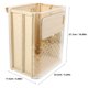 thumbnail image 5 of unbranded Basurero Plegable Colgante Color Beige Para Cocina Con De Presión Práctico, 5 of 6