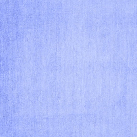 Ahgly Company Machine Washable Indoor Square Abstract Blue Modern Area Rugs, 4' Square
