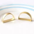 thumbnail image 5 of MKLZ Set of 12 Semicircle Napkin Rings, Gold Napkin Holder for Table Decor, 5 of 5