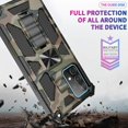 thumbnail image 5 of Camouflage Magnetic Kickstand Case for Samsung Galaxy Note20 Ultra, Military Grade Heavy Duty Shockproof Protection Army Camo Phone Cover for Samsung Galaxy Note20 Ultra Army Green, 5 of 7