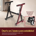 thumbnail image 3 of Soporte Plegable para Teclado Premium con Ruedas Bloqueables de Alta Resistencia Pyle, Diseño en Z Reforzado, Ancho y Altura Ajustables, Brazos Acolchados, Compatible con Pianos Eléctricos, 3 of 7