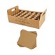 thumbnail image 3 of Caja porta conos de confeti para bodas, decoración de conos de confeti y caja de soporte para bodas 30 agujeros marrón, 3 of 9