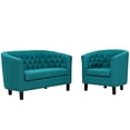 thumbnail image 2 of Modway Prospect 2 Piece Upholstered Fabric Loveseat and Armchair Set, Multiple Colors, 2 of 6