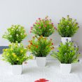 thumbnail image 4 of YAOMOBB Simulation Bonsai Mini Artificial Potted Plant Realistic Fade Free Decor Easy Care UV resistant Table Centerpiece, 4 of 7