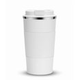thumbnail image 1 of Vacuum Insulated Stainless Steel Coffee Cup With Leakproof Lid - 510ml, White | Reusable Travel Mug For Hot Cold Coffee, Tea - Thermal Mug With Non-slip | Durable, Break Resistant, Leak Proof, 1 of 5