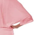 thumbnail image 5 of Yuyuzo Plus Size Tops for Women Short Ruffle Sleeve Ruched Tunic Top Summer V Neck Plain Tee Shirts, 5 of 5