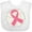 AA-White, variant on Inktastic Breast Cancer Volleyball Pink Ribbon Sports Gear Boys or Girls Baby Bib
