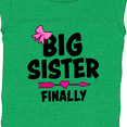 thumbnail image 4 of Inktastic Big Sister Finally with Bow and Arrow Girls Baby Bodysuit, 4 of 5