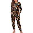 thumbnail image 4 of Tutolipy Christmas Tree Printed Pajama Set for Women Crewneck Pjs Set Comfy Sleepwear Long Sleeve Shirt and Pajama Pants Lounge Sets, XL, 4 of 7
