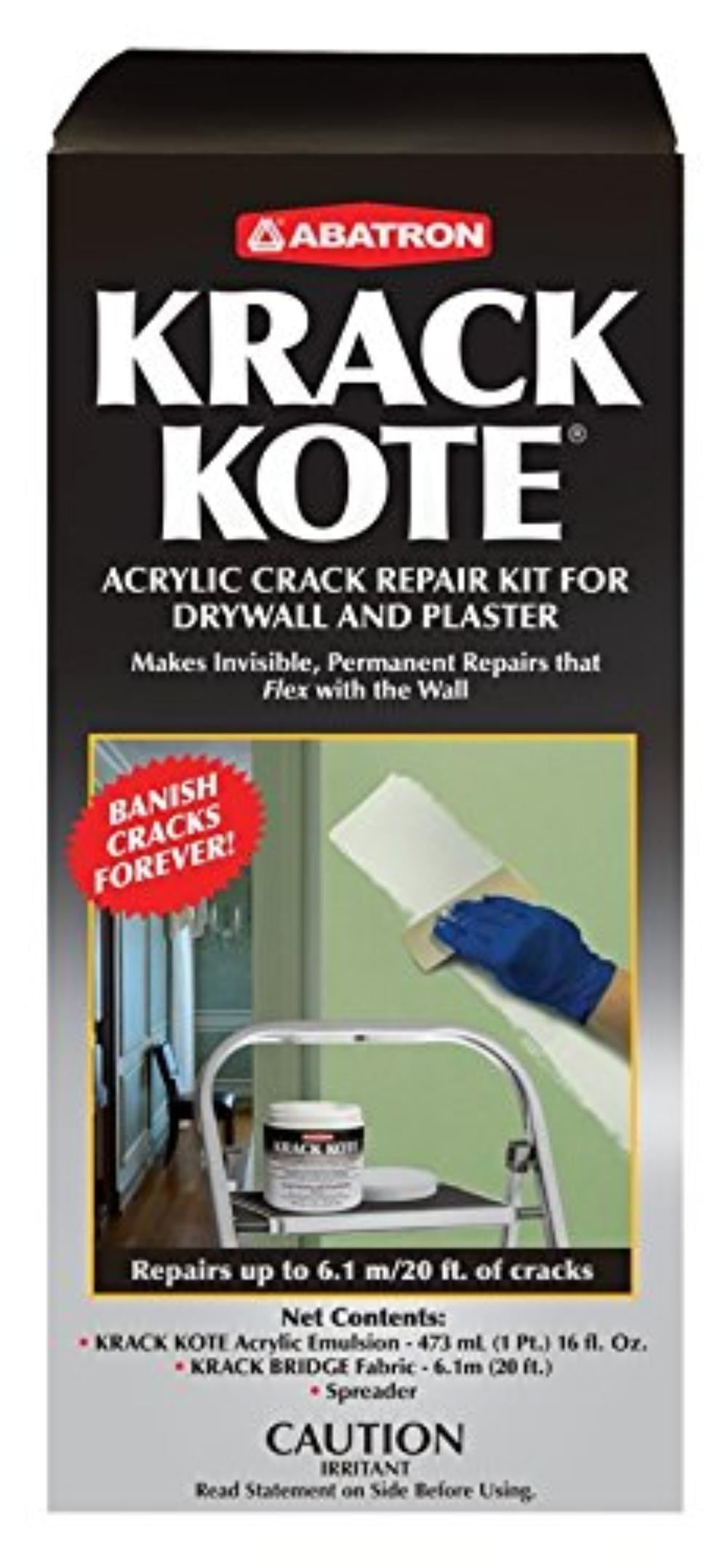  Crack Repair Kit for Drywall and Plaster, Kit includes Acrylic
