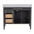 thumbnail image 2 of Darcy 43 in. W x 22 in. D Bath Vanity in Shale Gray with Stone effect Vanity Top in Pulsar with White Sink, 2 of 4